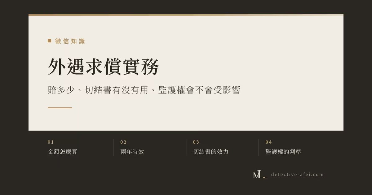 外遇求償實務